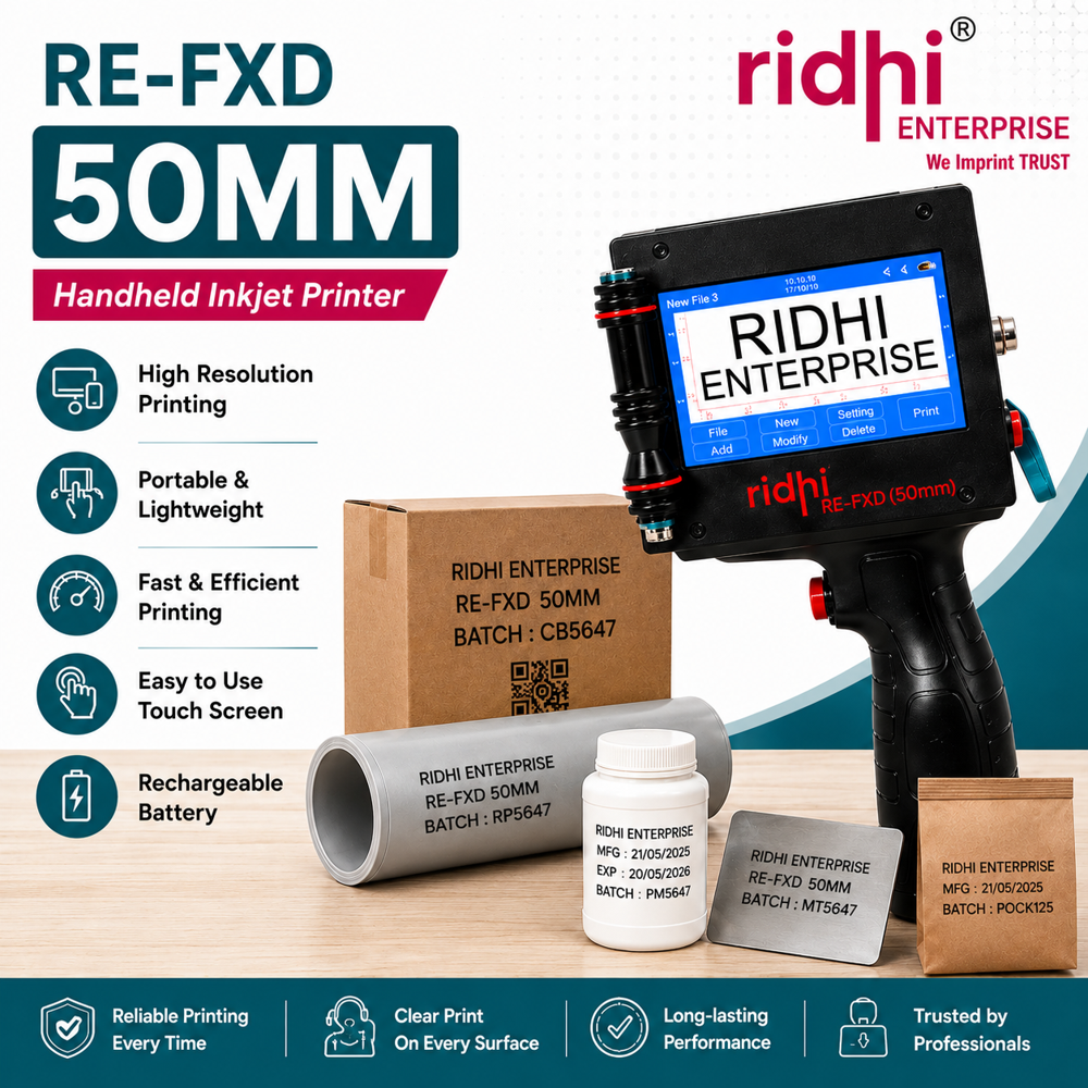 RE-FXD-50MM Batch Coding Machine
