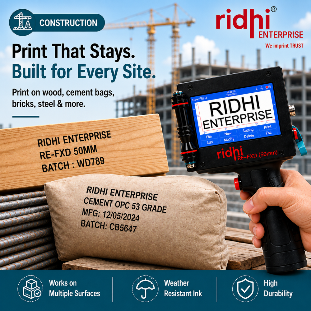 RE-FXD-50MM Batch Coding Machine