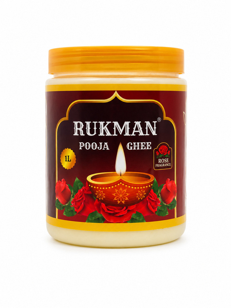1 Ltr Rukman Rose Pooja Ghee