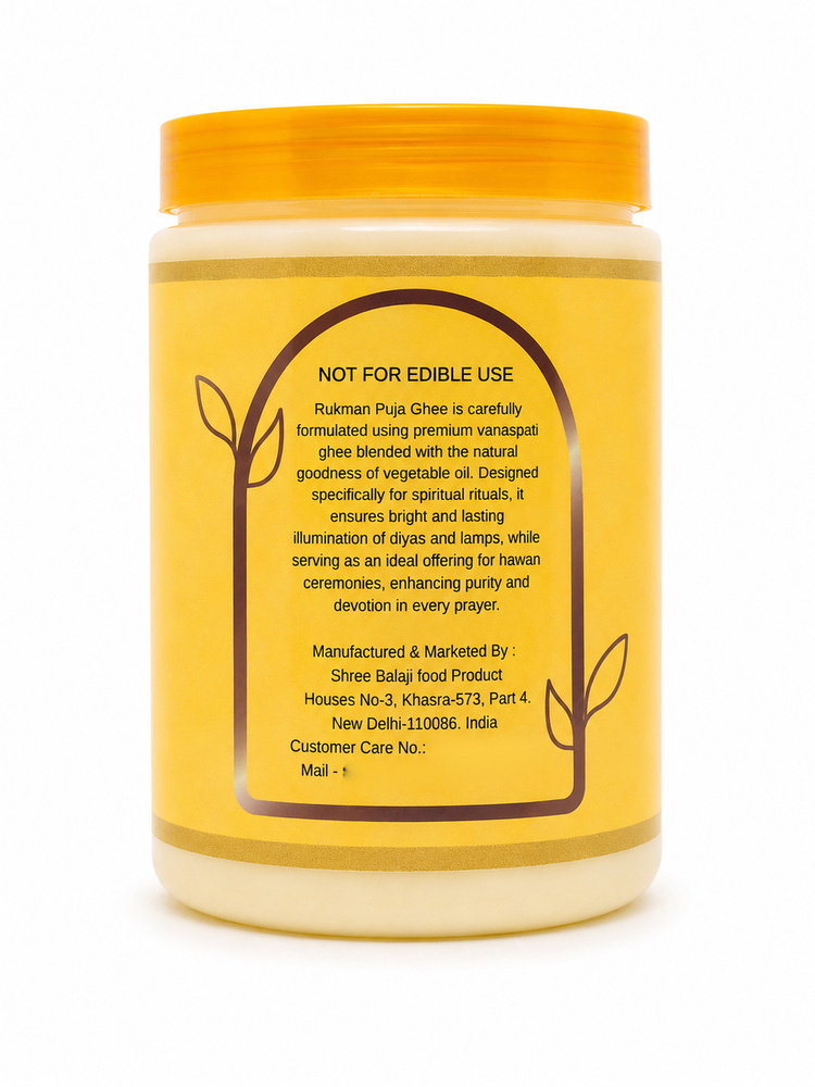 1 Ltr Rukman Chandan Pooja Ghee