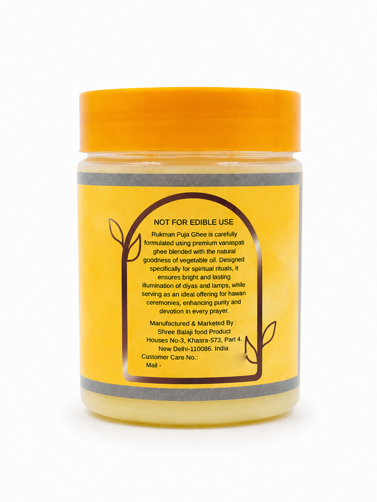500ml Rukman Chandan Pooja Ghee