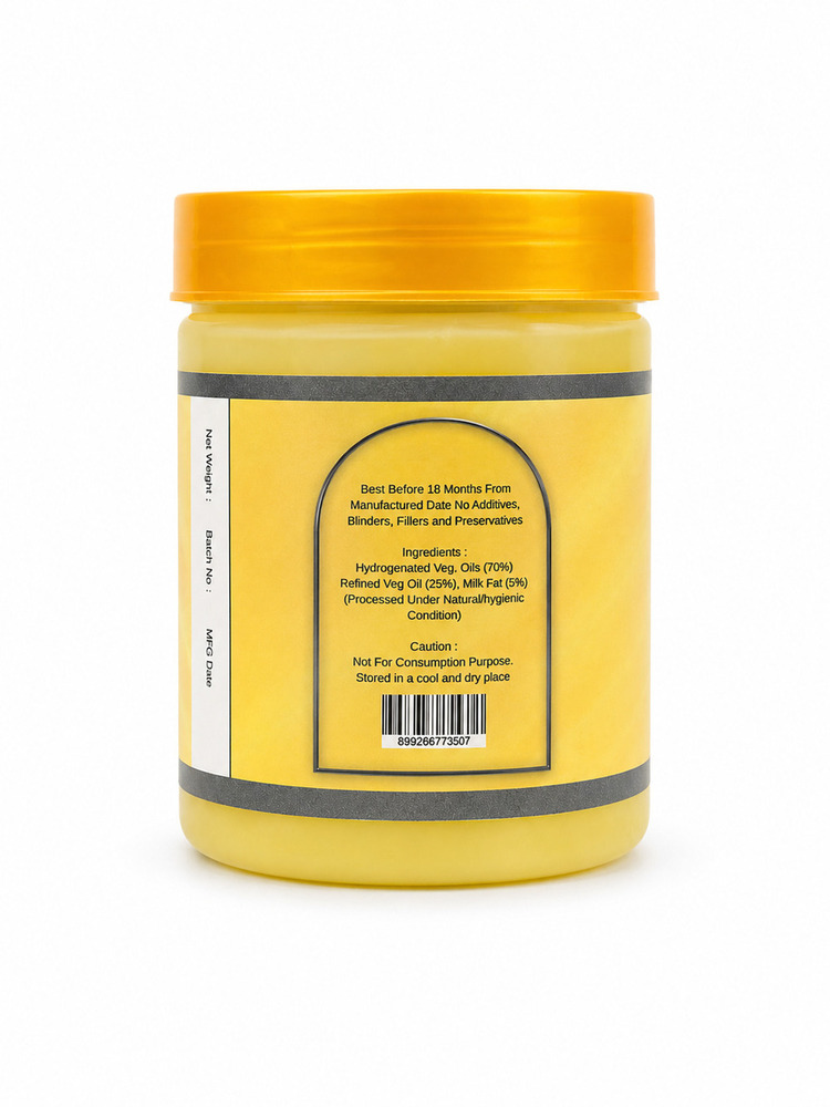 500ml Rukman Yellow Pooja Ghee