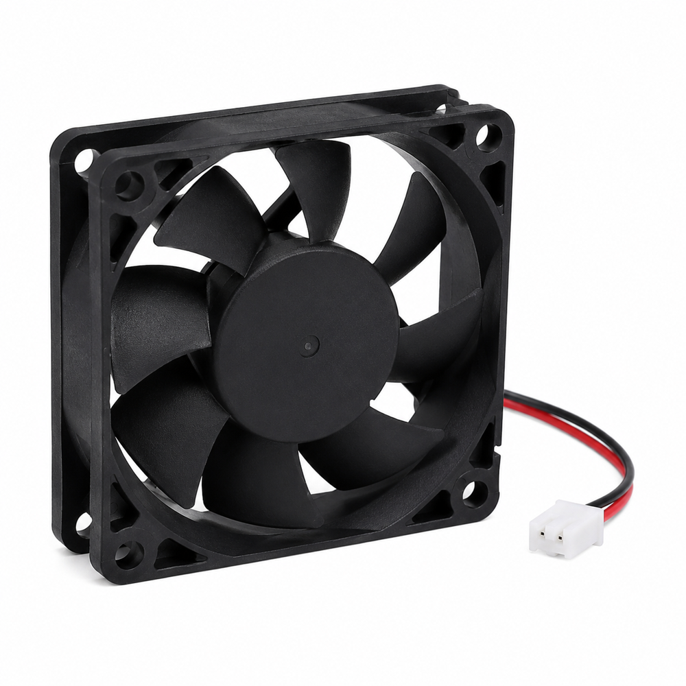 8025 12V DC Brushless Cooling Fan 80x80x25mm High Airflow Low Noise Fan