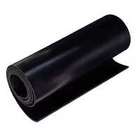Epdm Rubber Sheet - Ethylene Propylene Diene Monomer, 10m X 1m, Black, 60-75 Shore A, Weather And Chemical Resistant