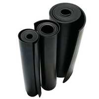 Gr-3084129 Nbr Rubber Sheet - Nitrile Butadiene Rubber, Custom Sizes, Metallic Silver, Oil Resistant, Smooth Finish