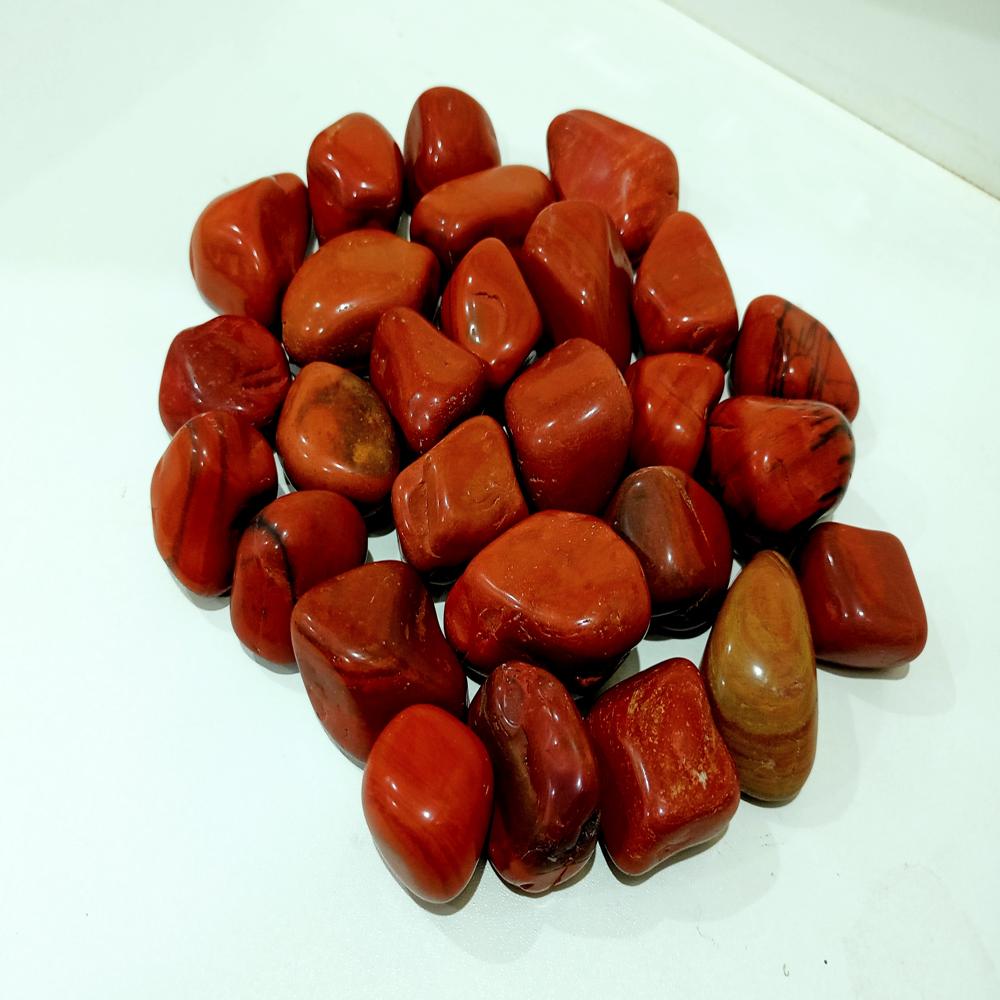 Red Polished Pebble Stone