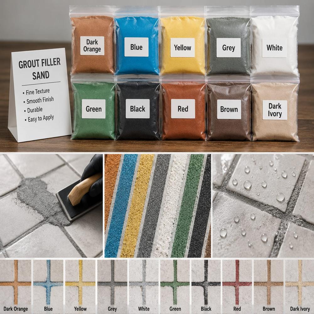 Epoxy grout for fine filler sand