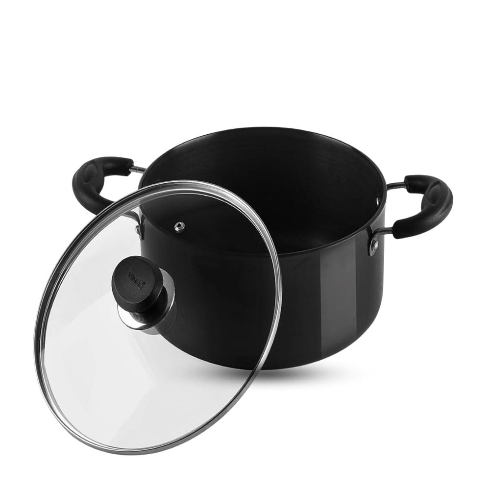 Vinod Black Pearl Hard Anodised Saucepot