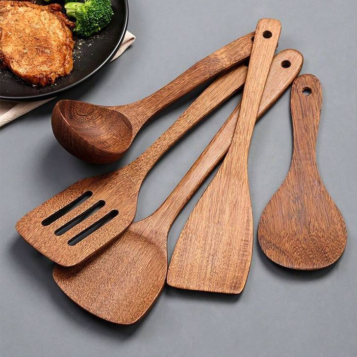 Wooden Kitchen Utensil Set