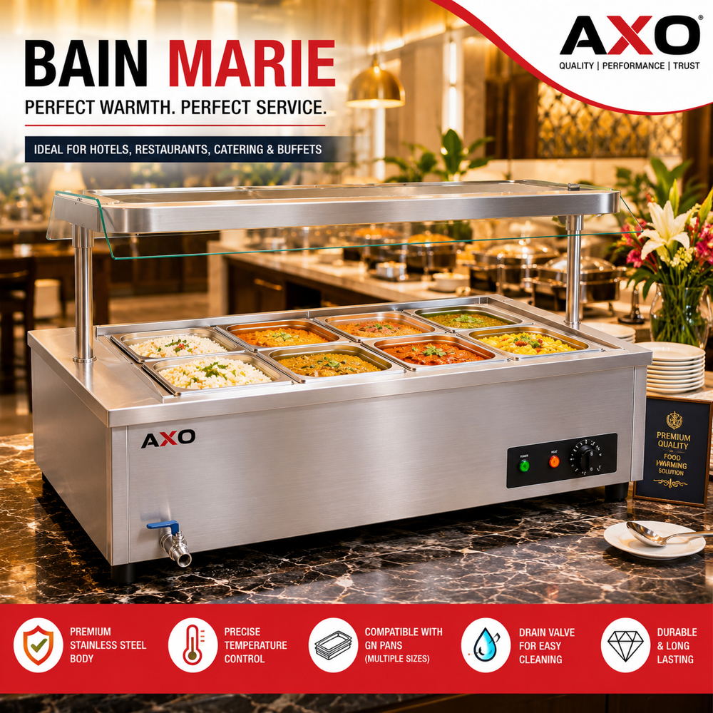 Table Top Bain Marie 4 Pans(5 Liter) - Capacity: 5 Ltr