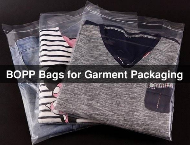 Garment Packing Bopp Bags