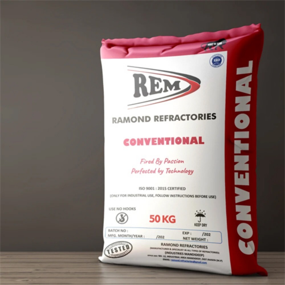 Conventional Refractory Castables - Application: To Create The Monolithic Linings Within All Types Of Furnaces And Kilns