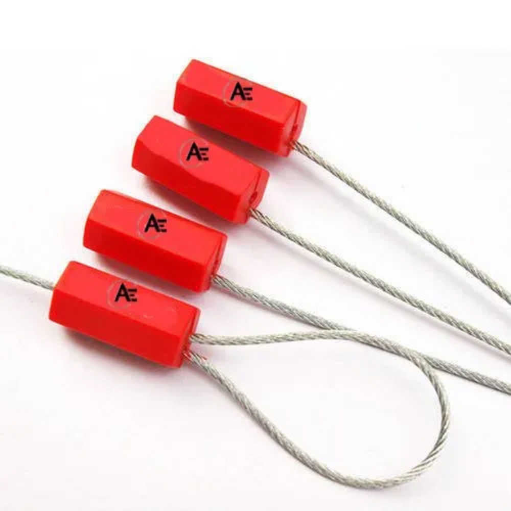 Ae 17 Hex Wire Seal - Pvc Material, 1 Meter Size, Bright Red Color, -50 To +80 Degrees Celsius Temperature Range, Tensile Strength > 3.5 Kn