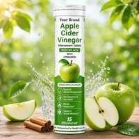 Acv Moringa Effervescent Tablet Green Apple - Brand Name: Your Brand
