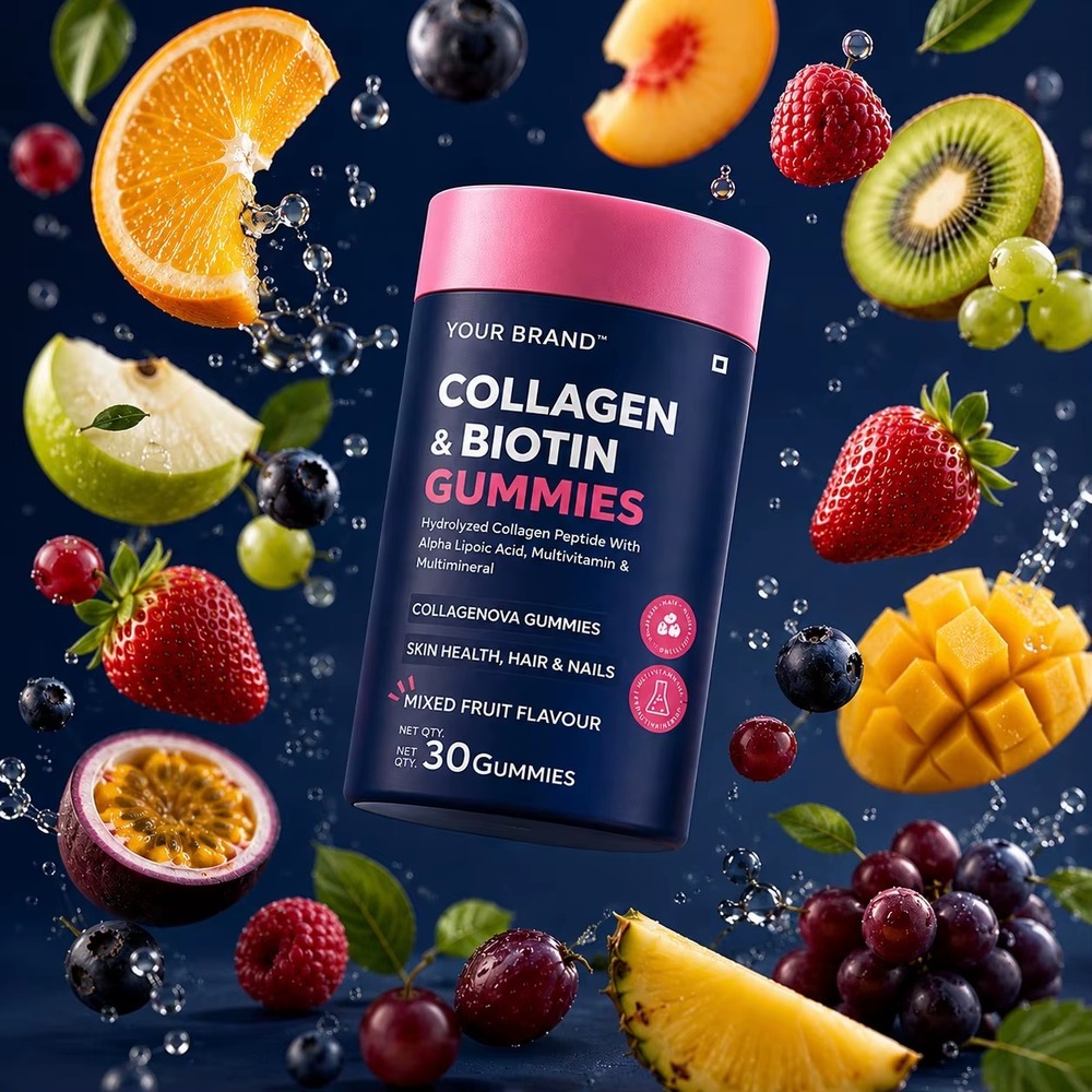 Collagen & Biotin Gummies for Hair Skin & Nail Support
