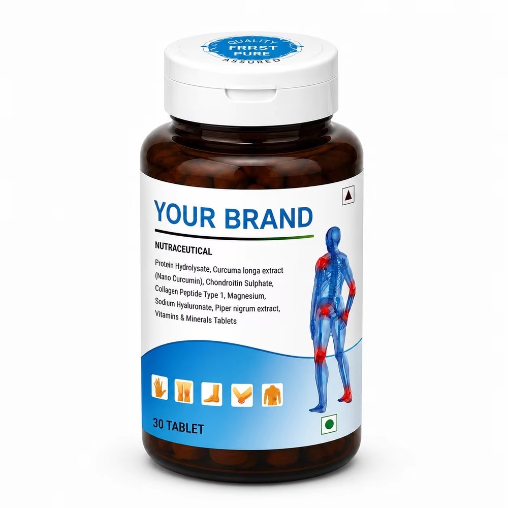 Joint Care Tablets with Collagen Type 1, Nano Curcumin, Chondroitin & Hyaluronic Acid