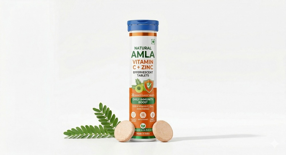 Amla Vitamin C Zinc Effervescent Tablets