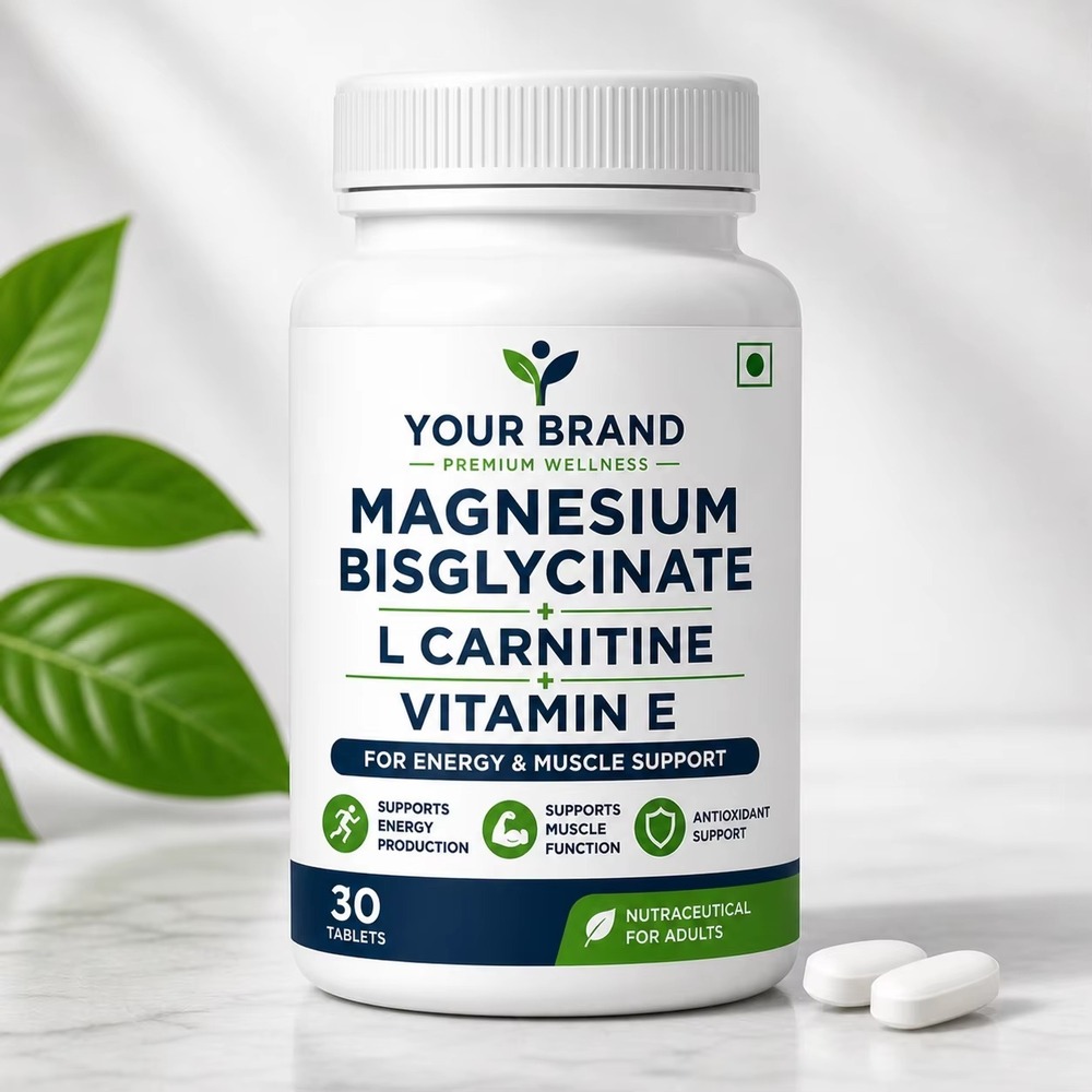 Magnesium Bisglacinate, L- Carnitine & Vitamin E Tablets