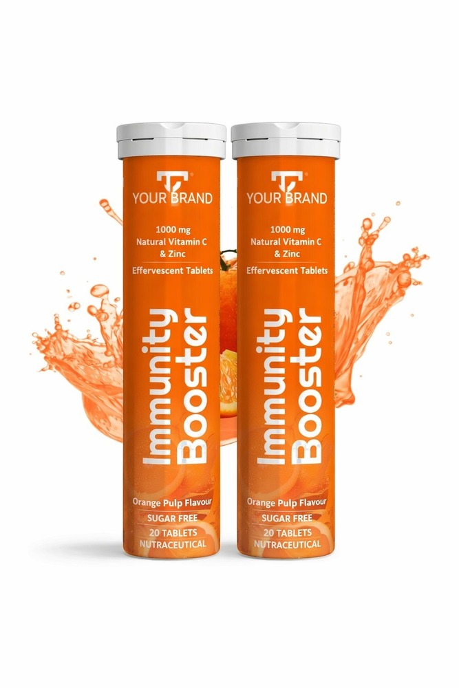 Natural Vitamin C & Zinc Effervescent Tablets