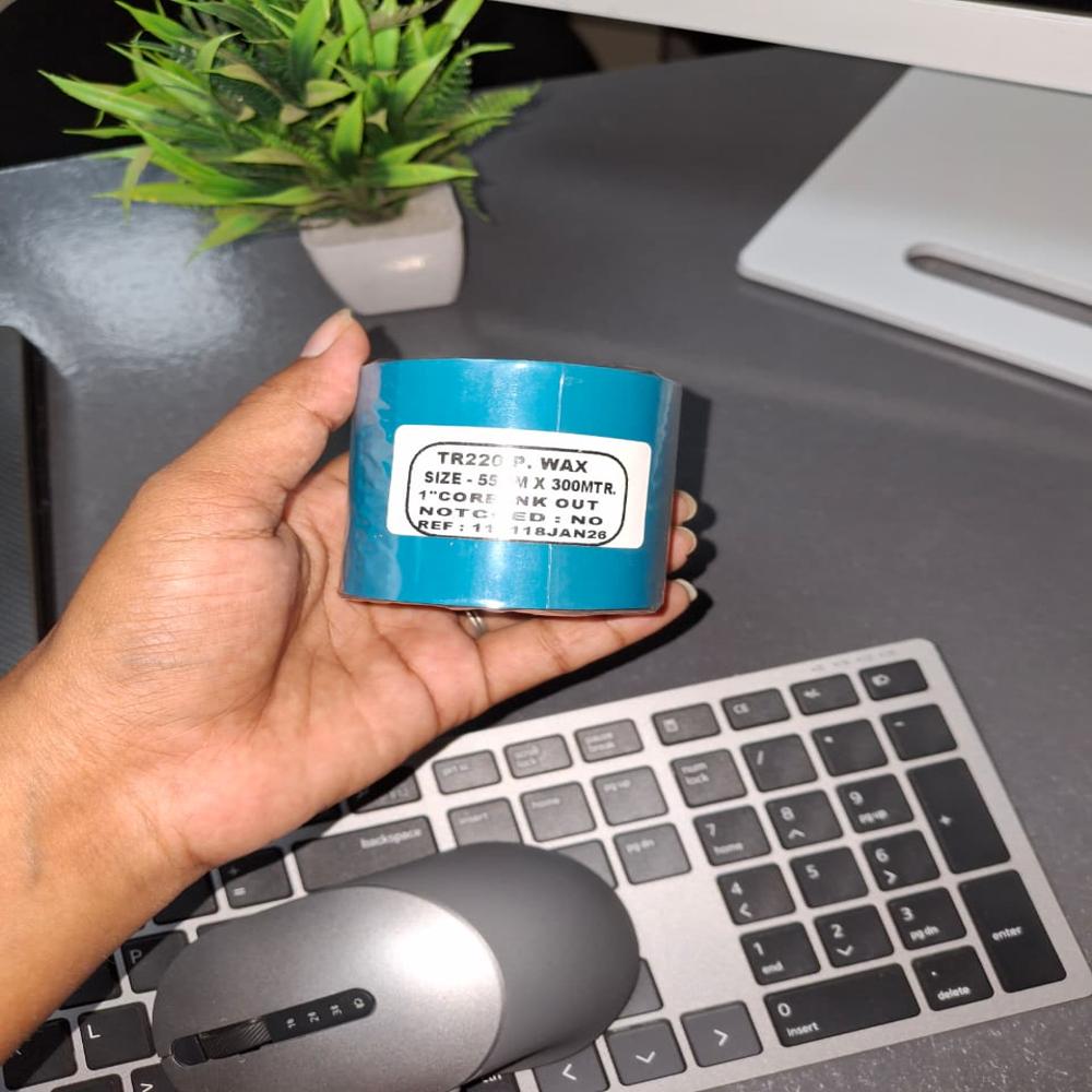 Premium Wax Thermal Transfer Ribbon Sharp Print Quality