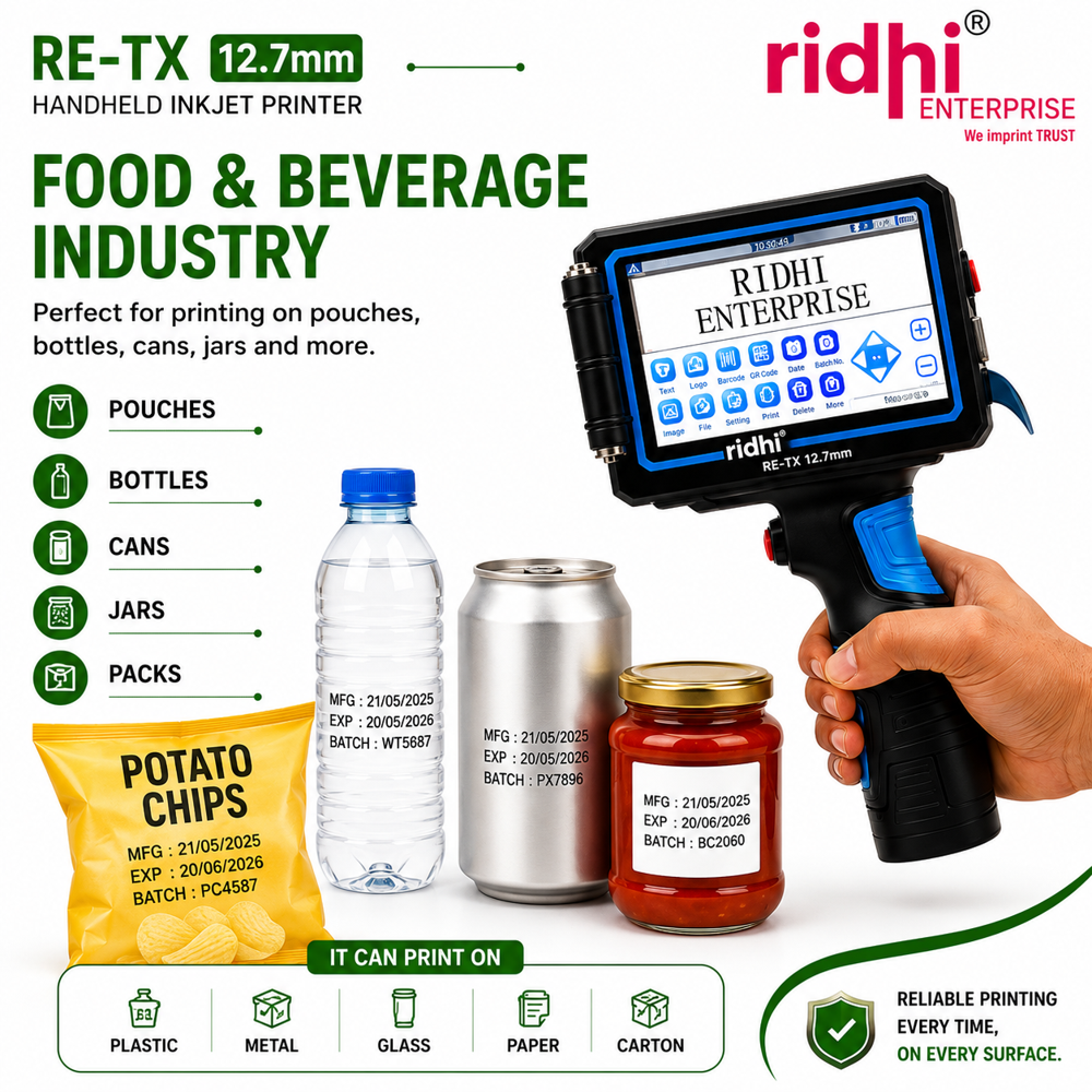 Ridhi Tx Portable Batch Coding Machine - Automatic Grade: Semi-automatic