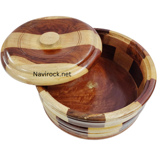 Wooden Handcrafted Chapati Holder