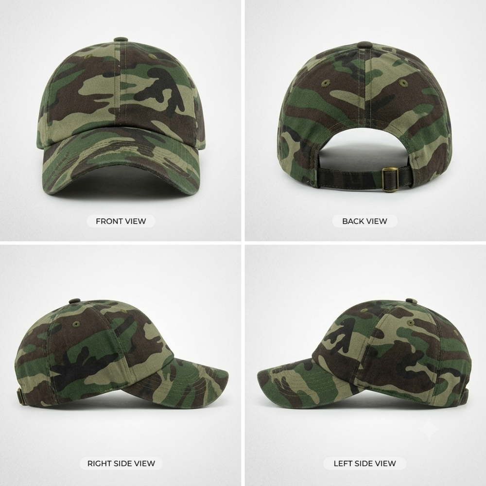 Indian Military Cap - Color: Camouflage