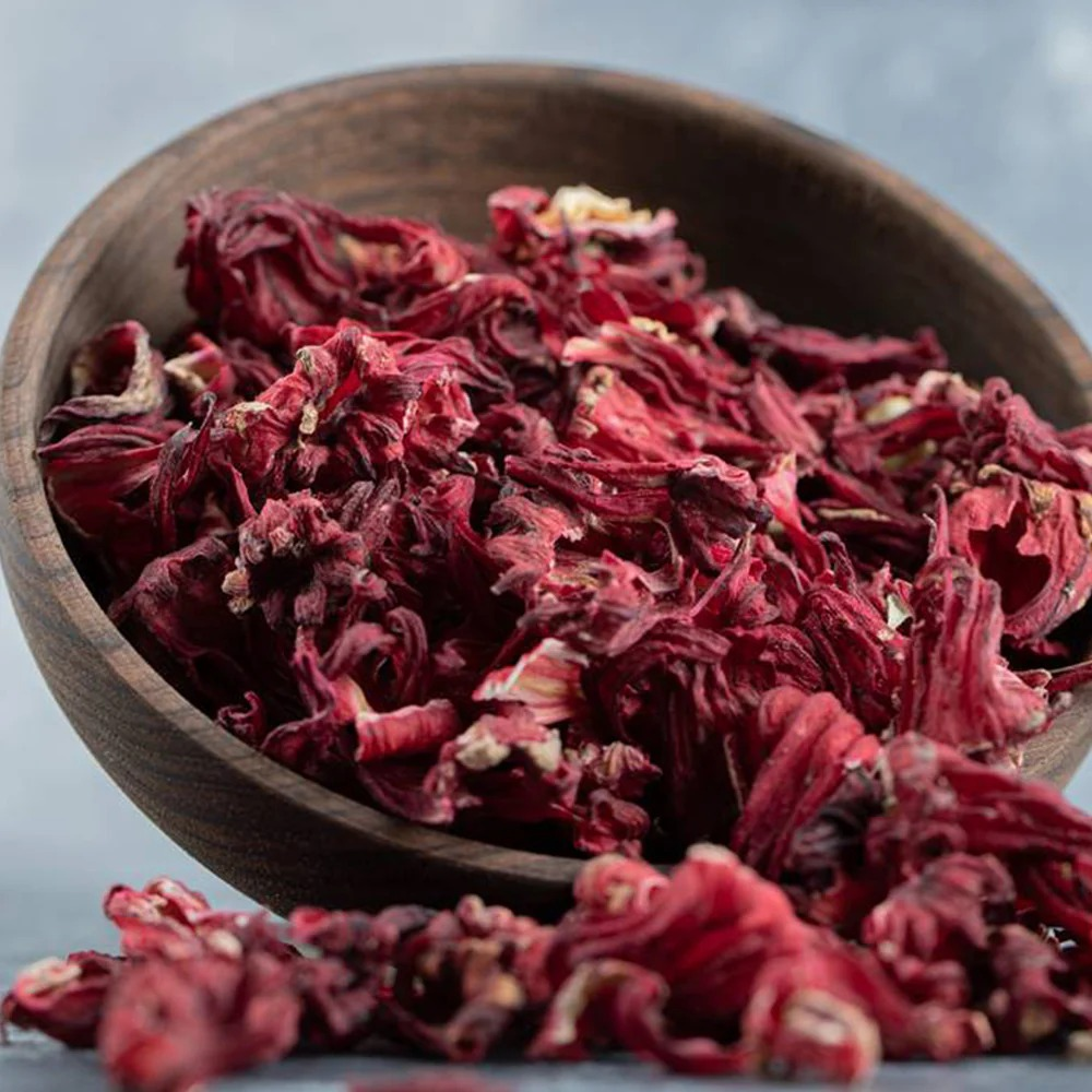 Dry Hibiscus Flower And Hibiscus Tea
