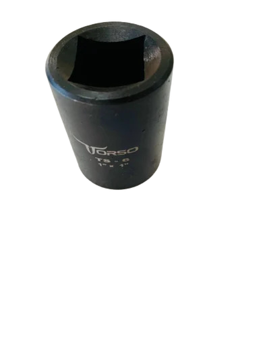 Standard Impact Sockets - Chrome Molybdenum, 3/4" & 1" Drive, Black Oxide Coated, Square Point, Impact Use