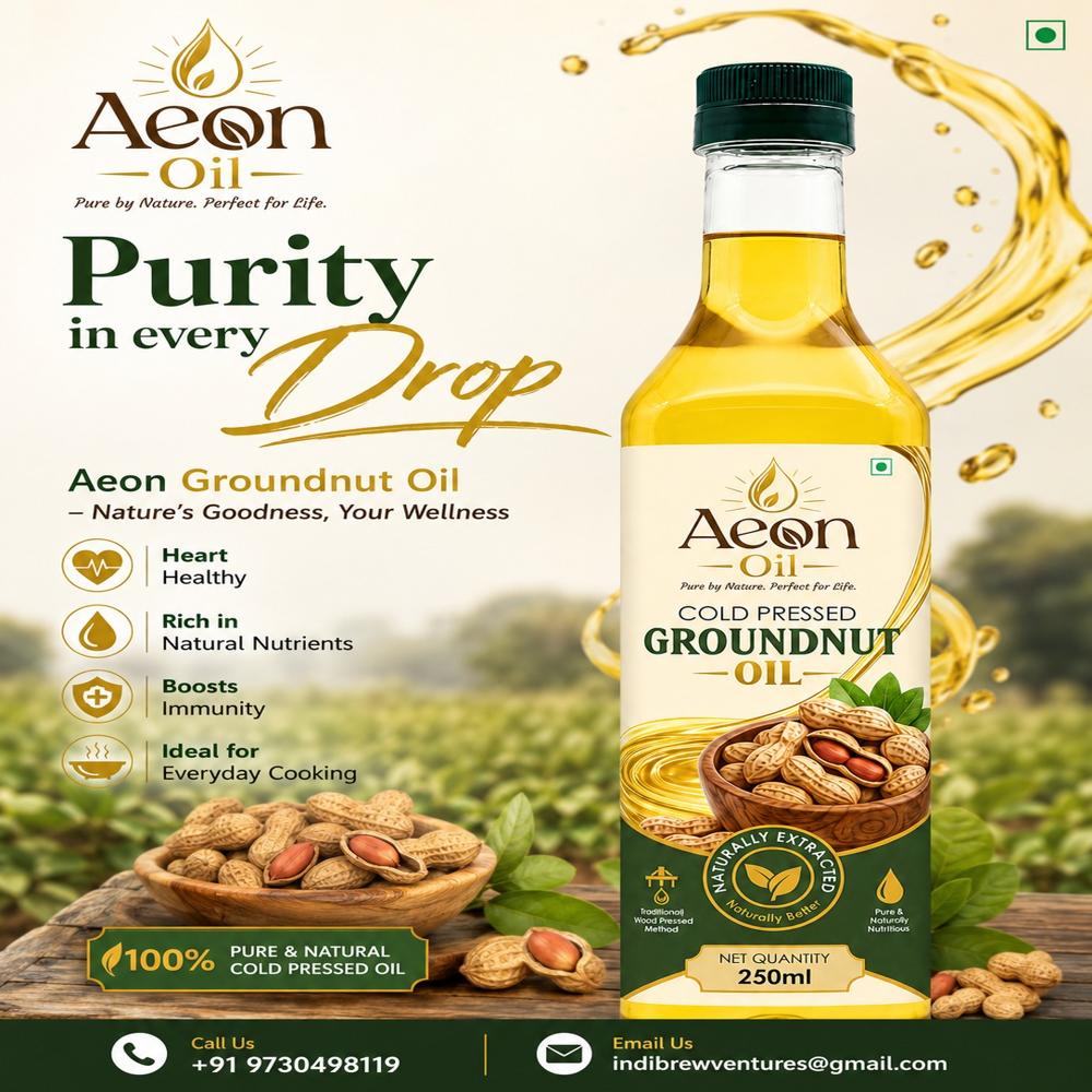Cold Pressed Groundnut Oil 250 ML