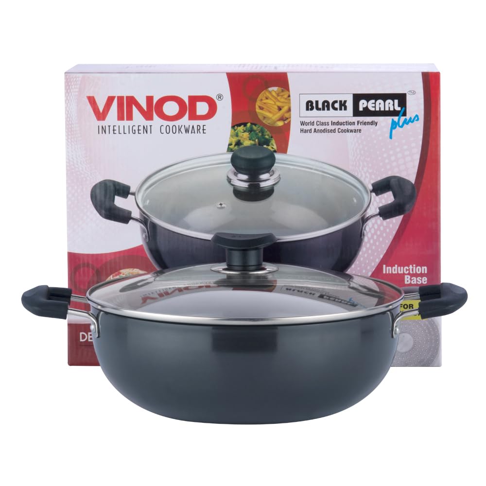 Black Pearl Plus Hard Anodised Deep Kadhai