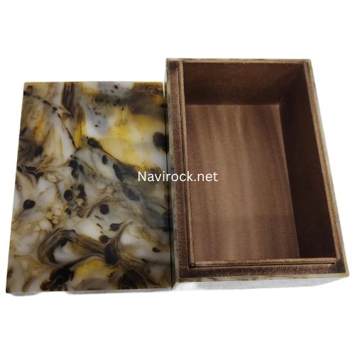 Handcrafted Natural Bone Inlay Jewelry Box 3
