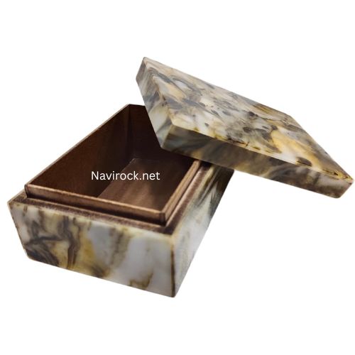 Handcrafted Natural Bone Inlay Jewelry Box 3