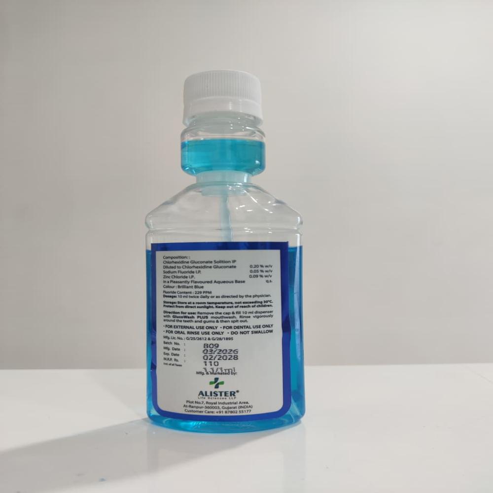 Chlorhexidine Gluconate 0.2% Sodium Fluoride 0.05% & Zinc Chloride 0.09%