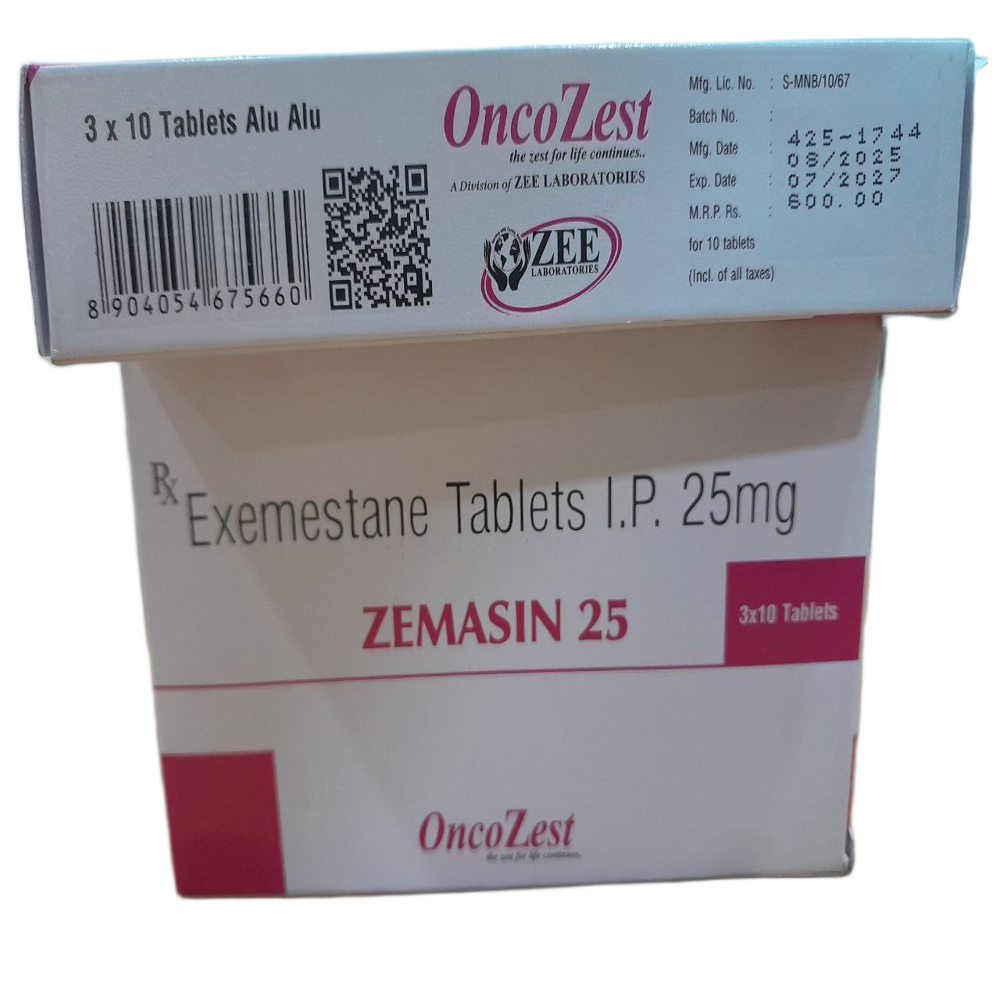 Zemasin 25mg - Exemestane Tablets