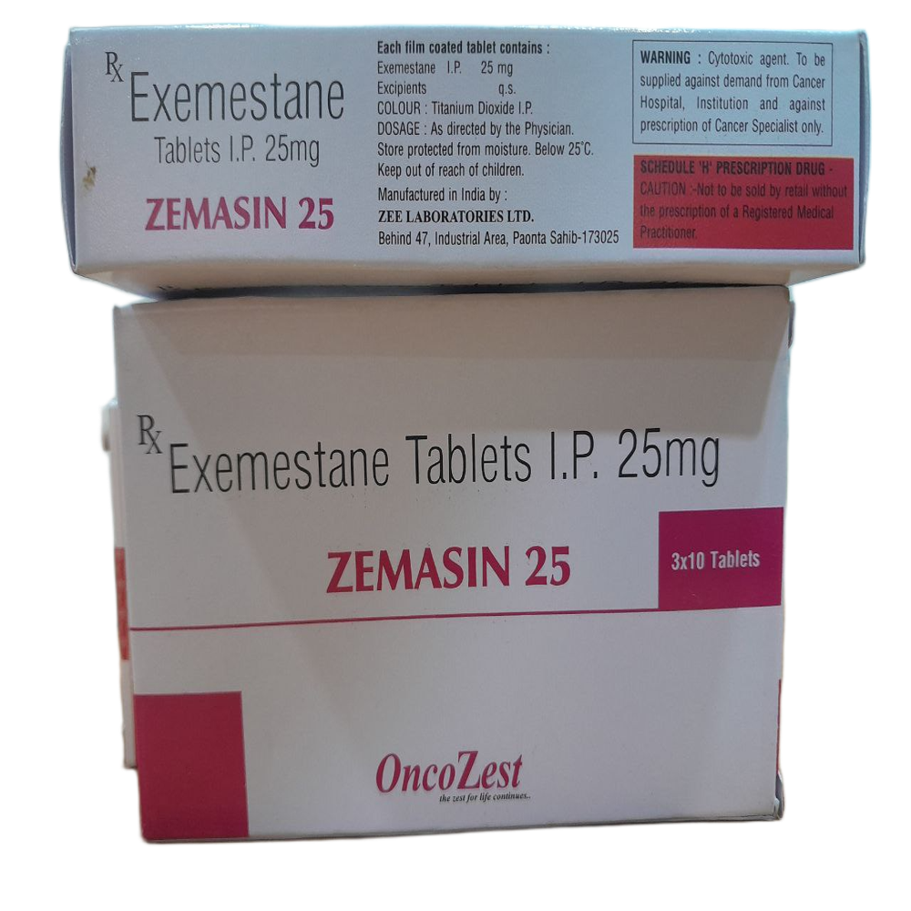Zemasin 25mg - Exemestane Tablets