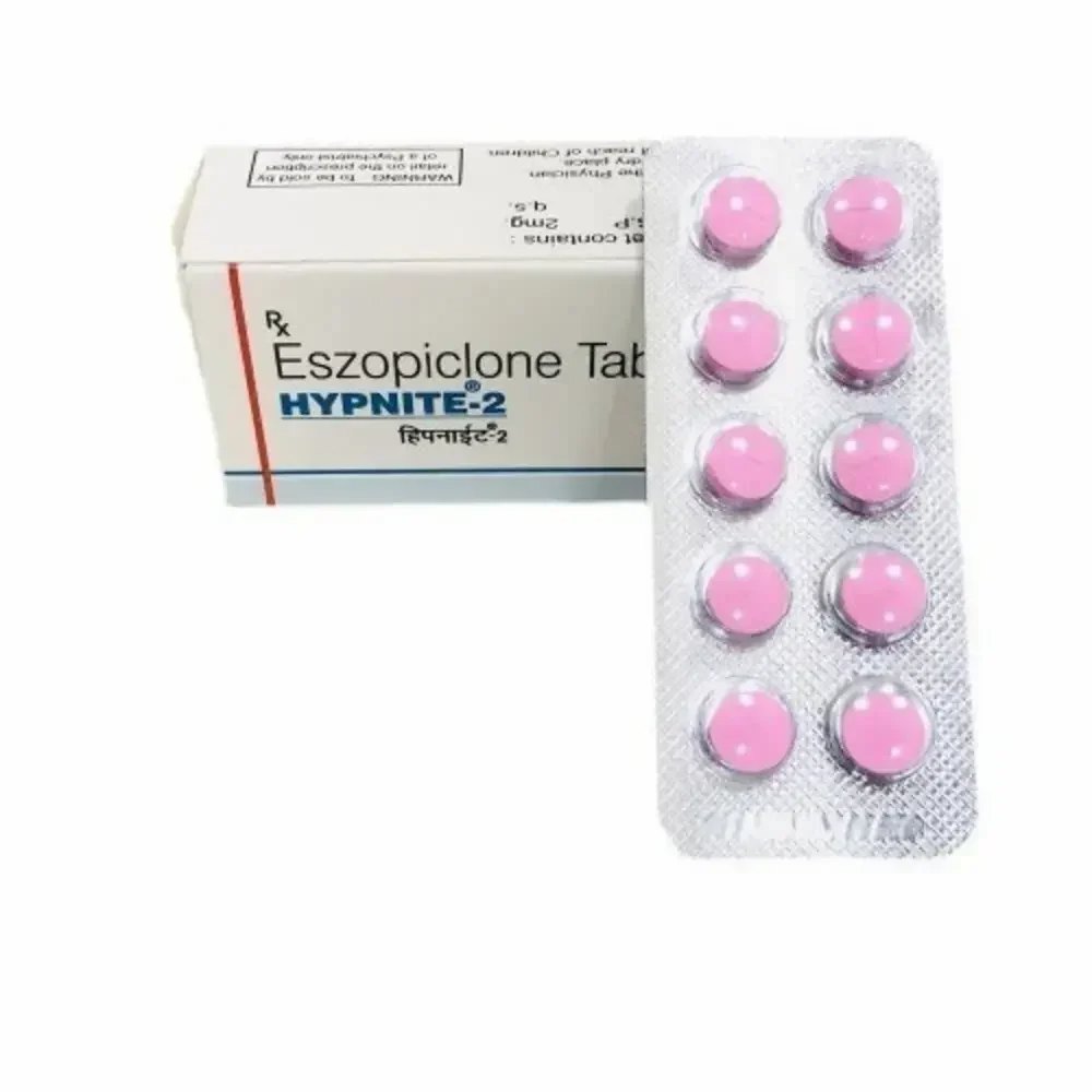 Hypnite 2 Mg Tablets - Ingredients: Eszopiclone (2 Mg)