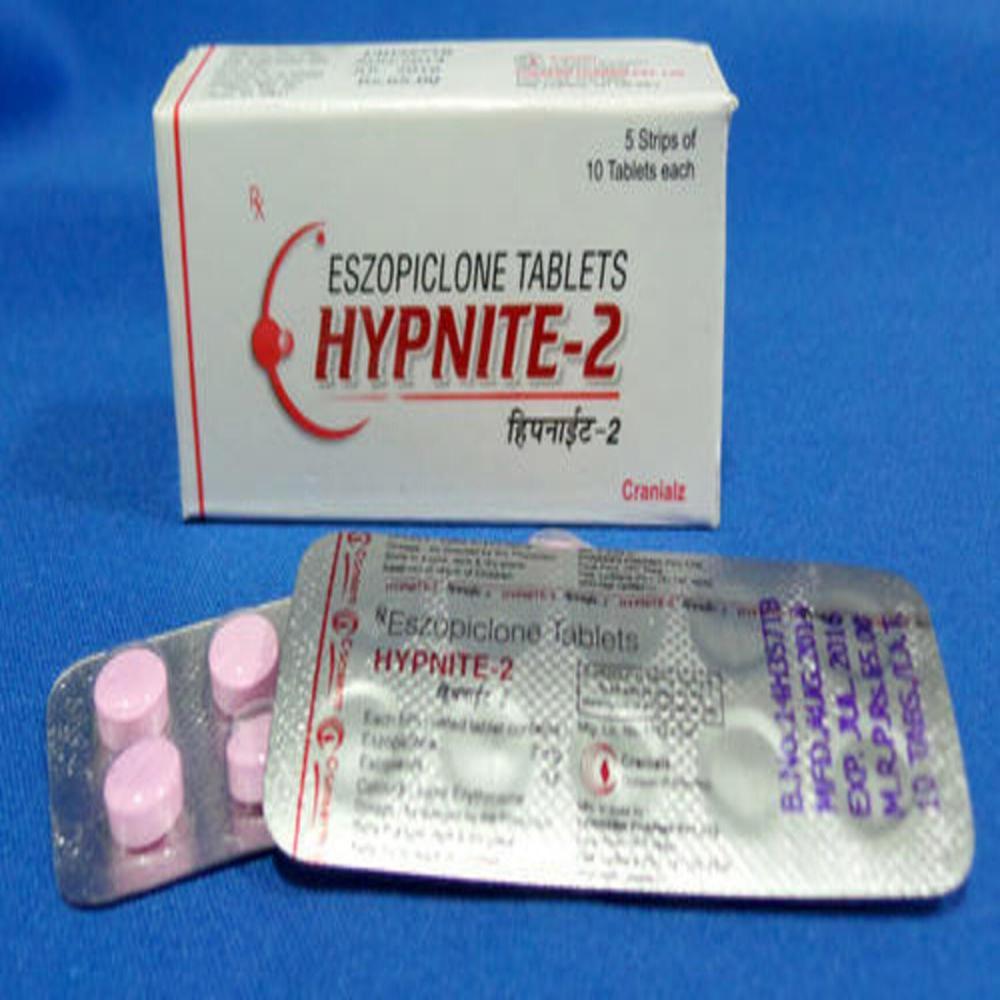 Hypnite 2 Mg Tablets - Ingredients: Eszopiclone (2 Mg)