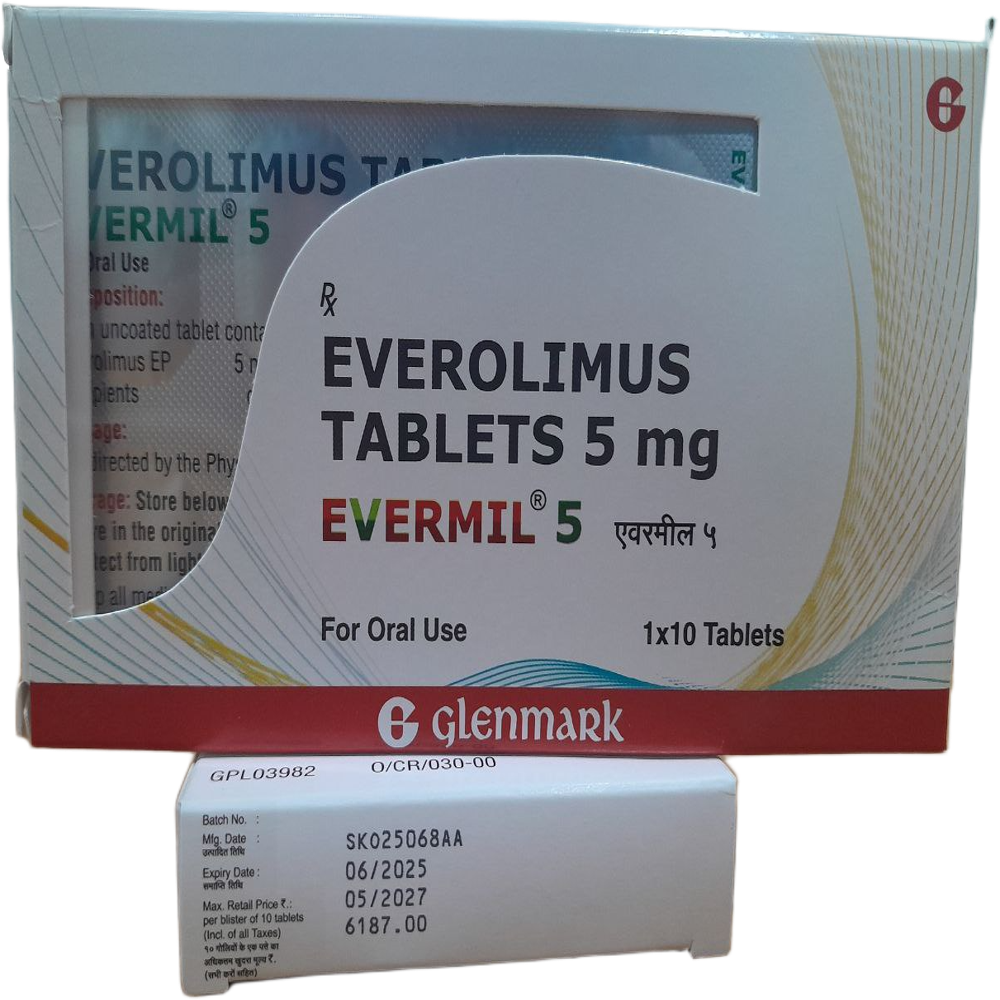 Evermil 5mg - Everolimus Tablets