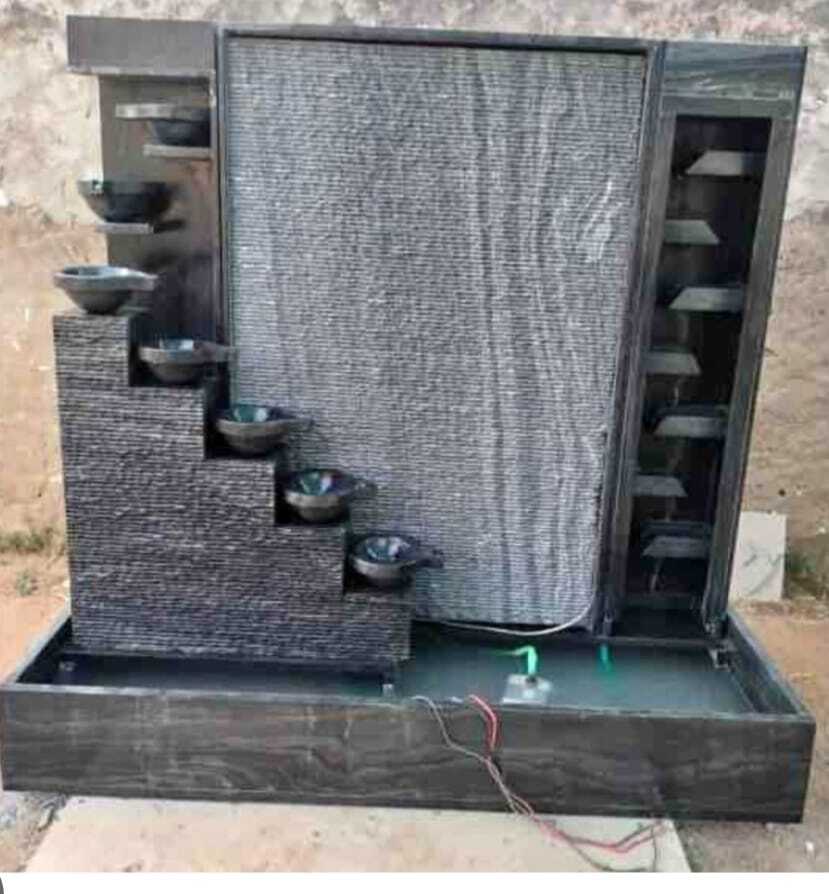 Black stone Indore water fountain