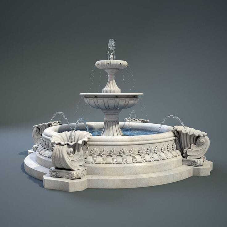 Marble stone fountain 6Feet