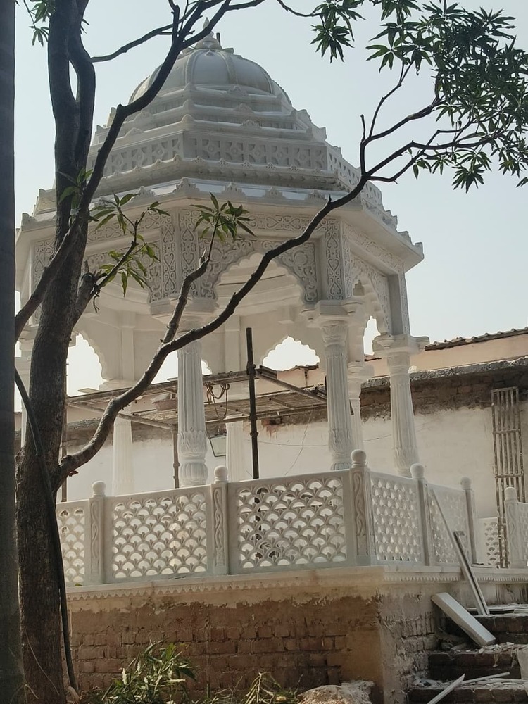 Makrana marble outdoor chhatri