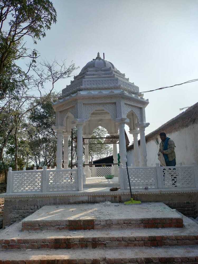 Makrana marble outdoor chhatri