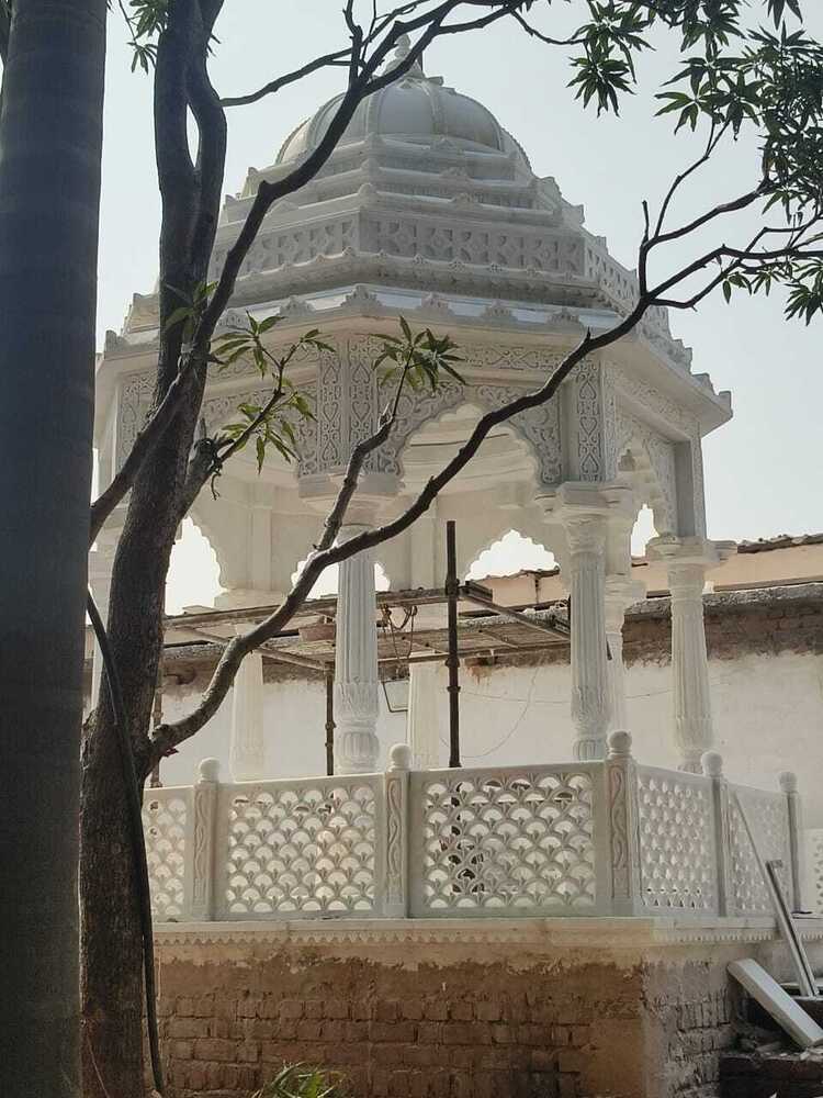 Makrana marble outdoor chhatri