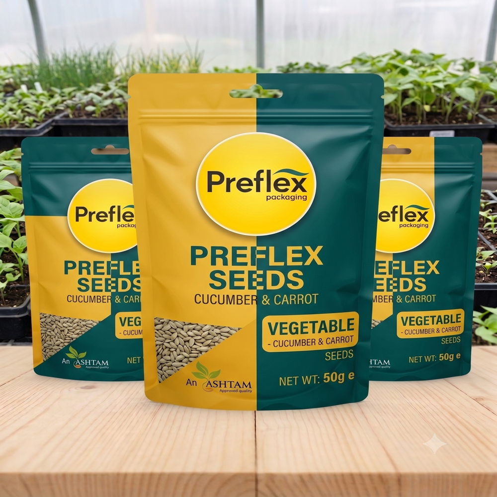 Seeds Packaging - Air Consumption: 6-8 Kg/cm2