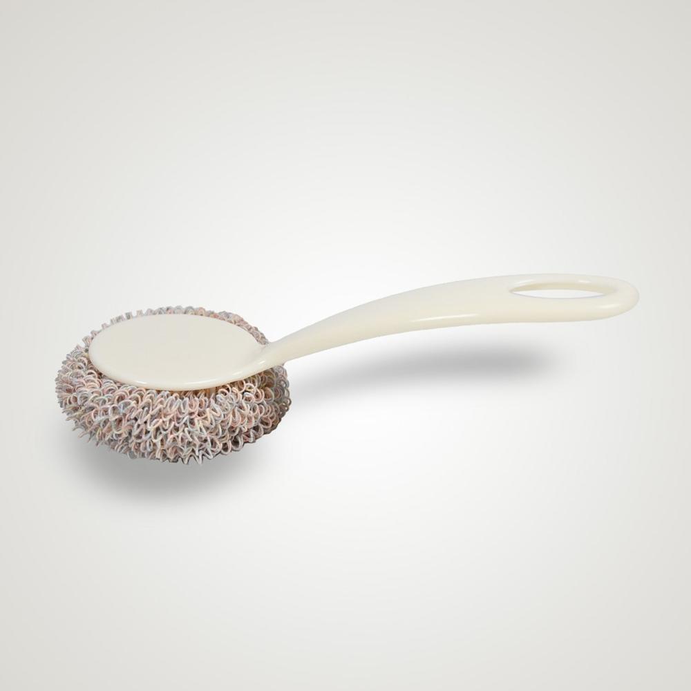 Handle Pot Dishwashing Brush Long-Handled Washing Brush with Extra Head for Kitchen