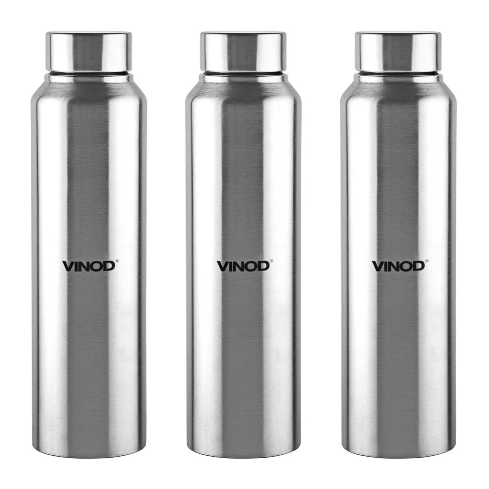 Stainless Steel Water Bottle Set of 3-1000 ml
