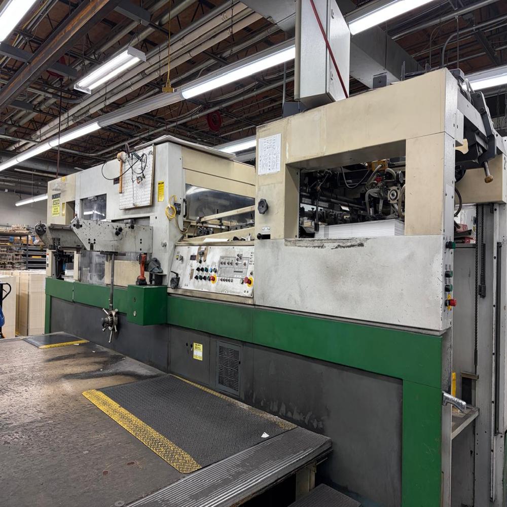 1995 Bobst SP103 E Automatic Die Cutting Machine