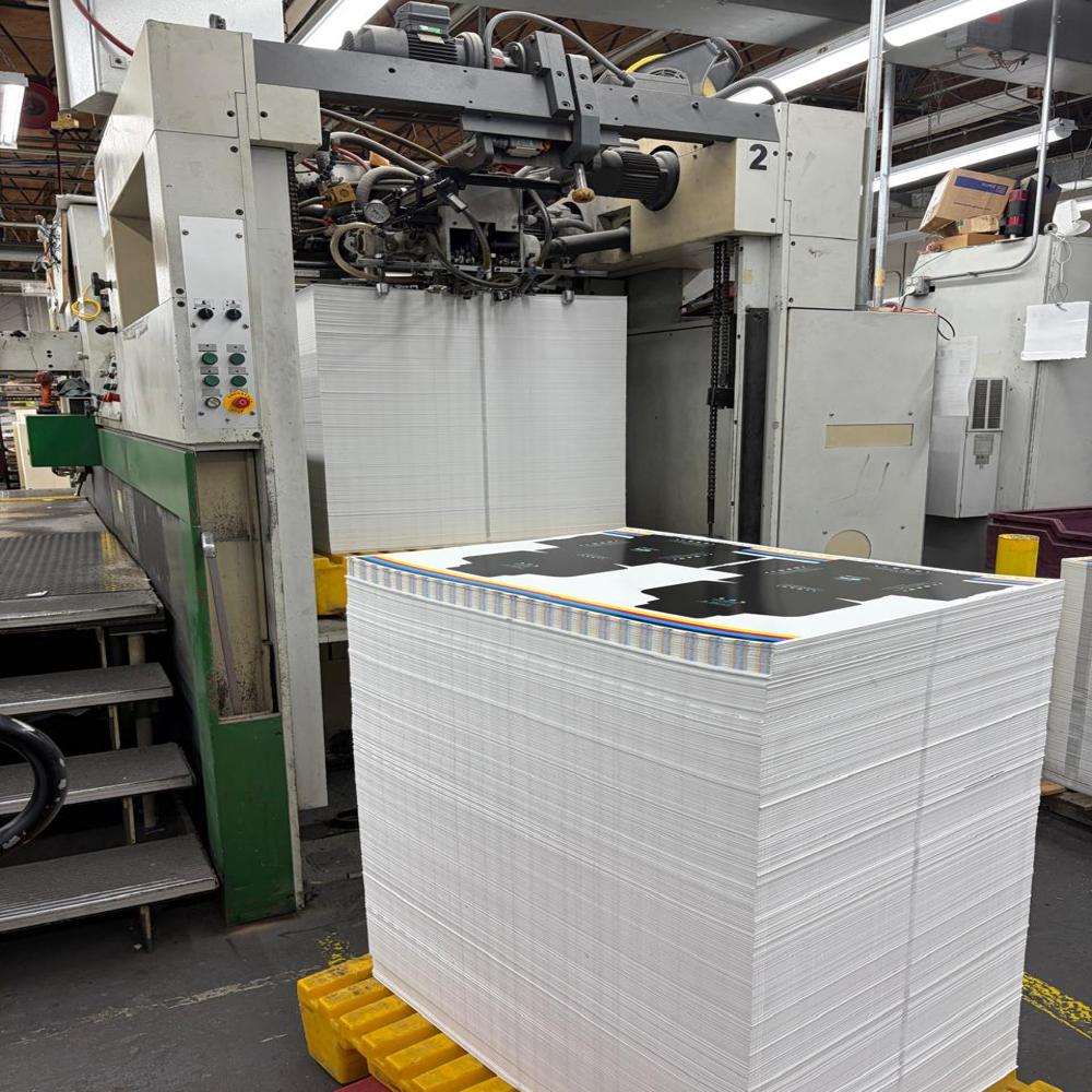 1995 Bobst SP103 E Automatic Die Cutting Machine