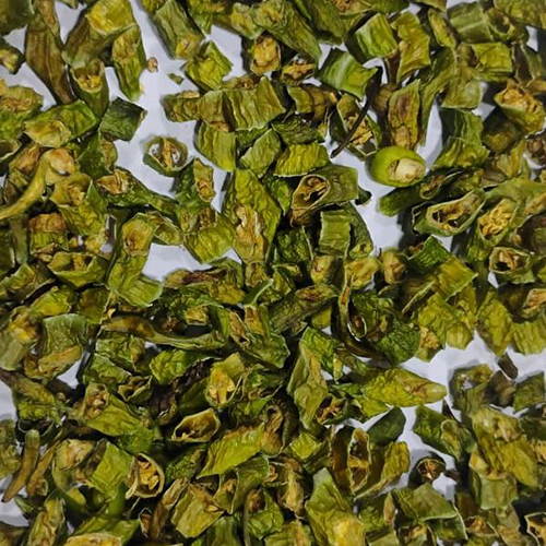 Dry Green Chilli Flakes